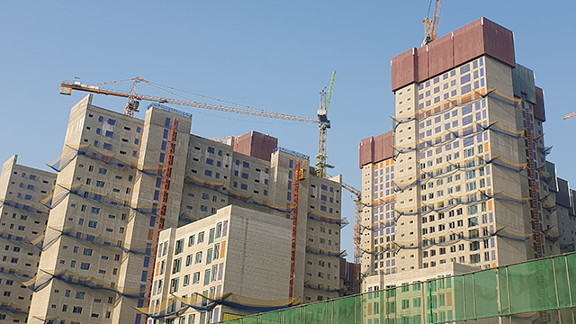 韩国第一季度综合建设业登..