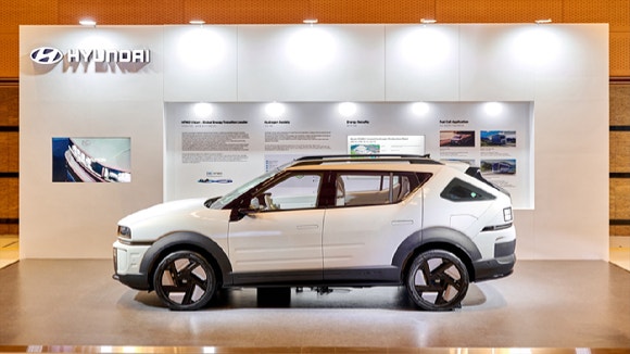 现代汽车将在世界经济学奥运会上推出氢燃料电动汽车"Nexo"